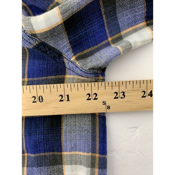 Mambo Australia Plaid Shirt Men’s L Casual Cotton Cargo Flip Cuffs - Picture 13 of 15